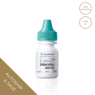 Latisse 3ml + Prescription + Free Shipping